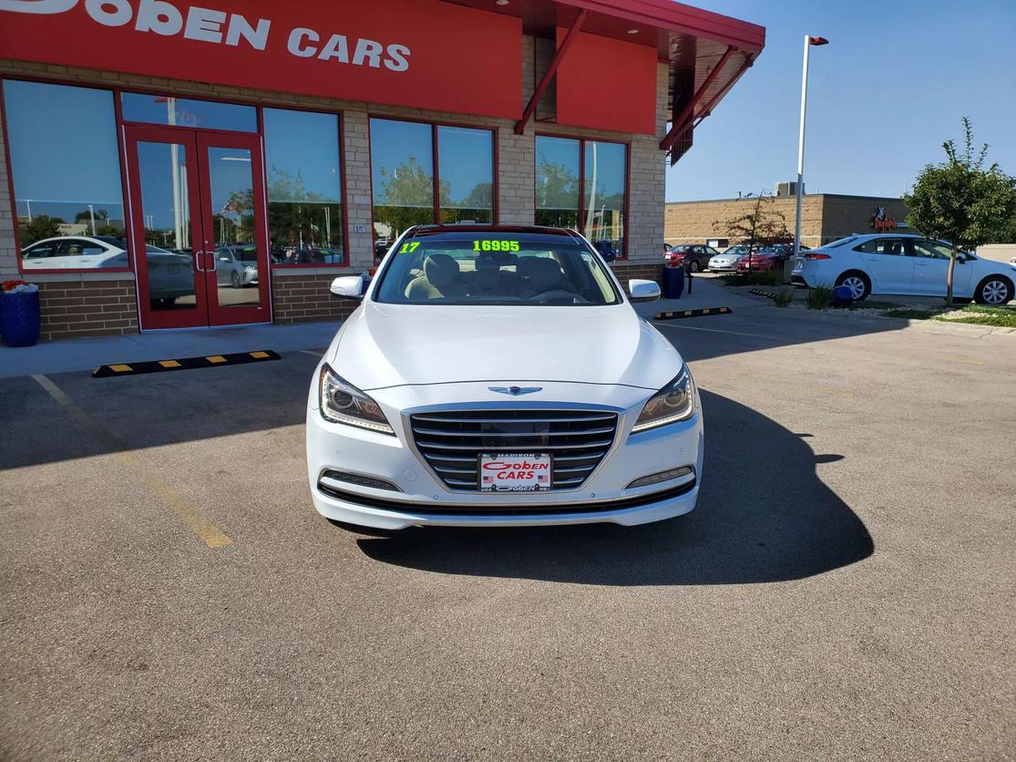 Used 2017 GENESIS G80 Ultimate with VIN KMHGN4JF0HU213766 for sale in Middleton, WI