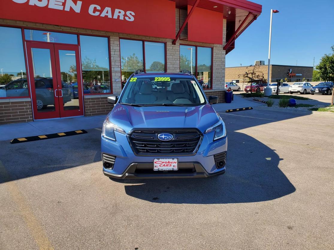 Used 2022 Subaru Forester Base with VIN JF2SKACC3NH506205 for sale in Middleton, WI