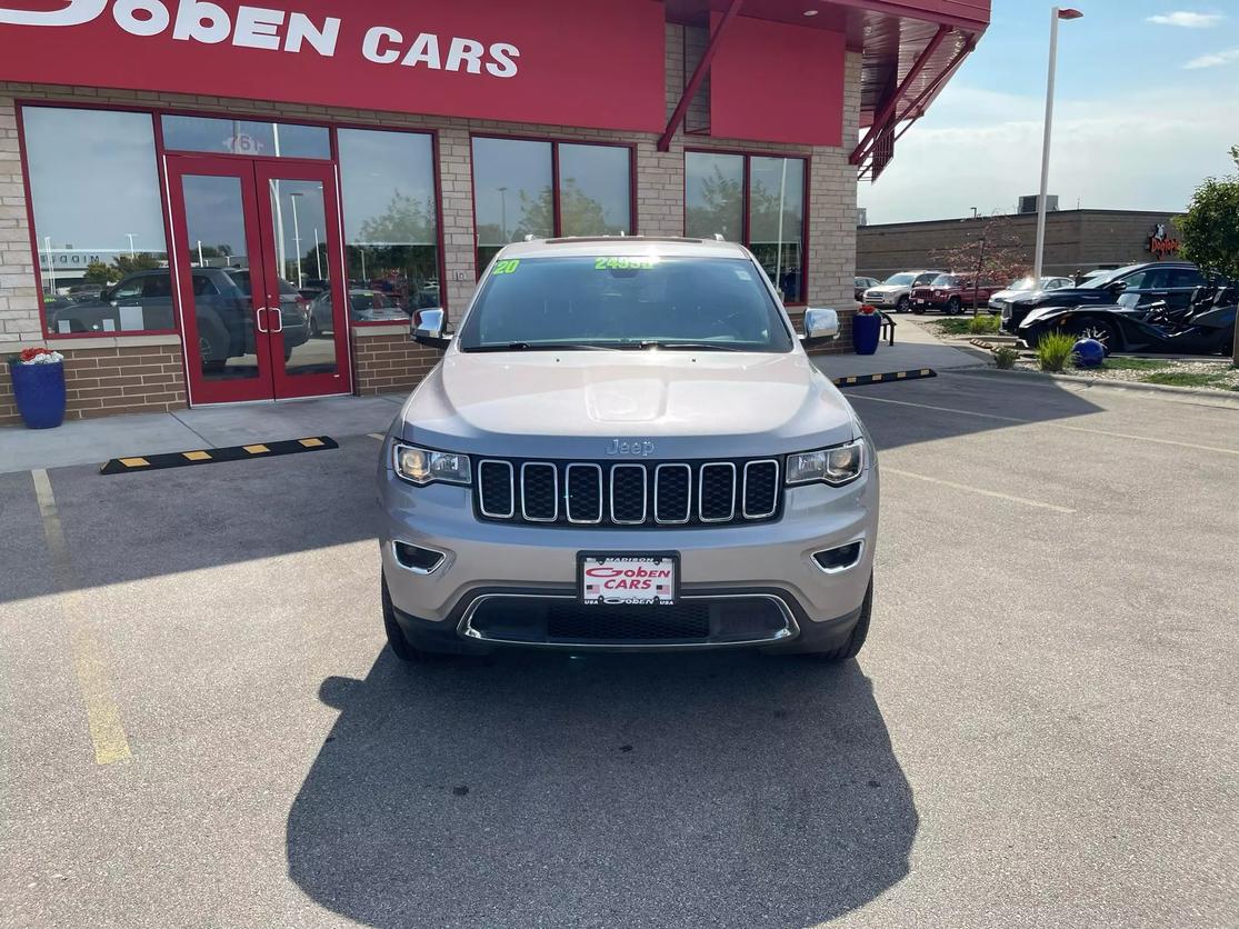 Used 2020 Jeep Grand Cherokee Limited with VIN 1C4RJFBG3LC109847 for sale in Middleton, WI