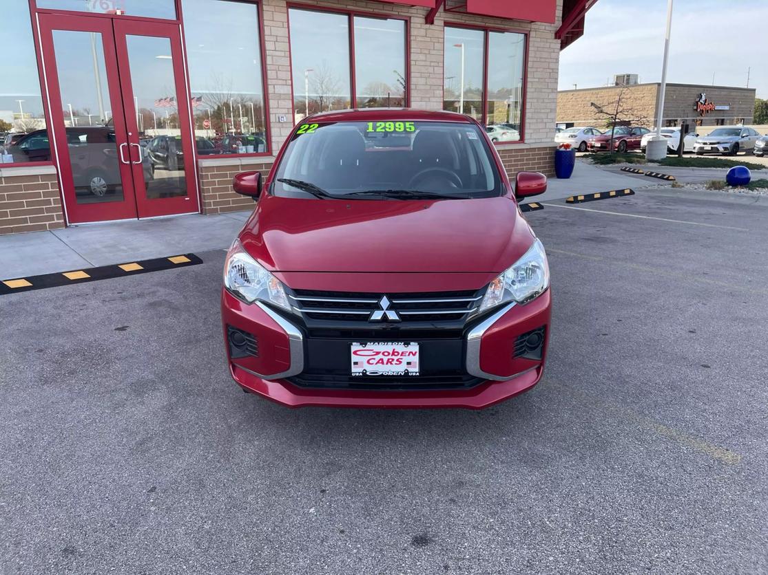 Used 2022 Mitsubishi Mirage LE with VIN ML32AUHJ0NH008847 for sale in Middleton, WI