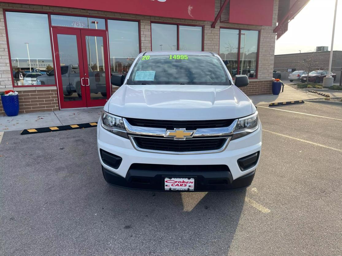 Used 2020 Chevrolet Colorado Work Truck with VIN 1GCHSBEA5L1119641 for sale in Middleton, WI