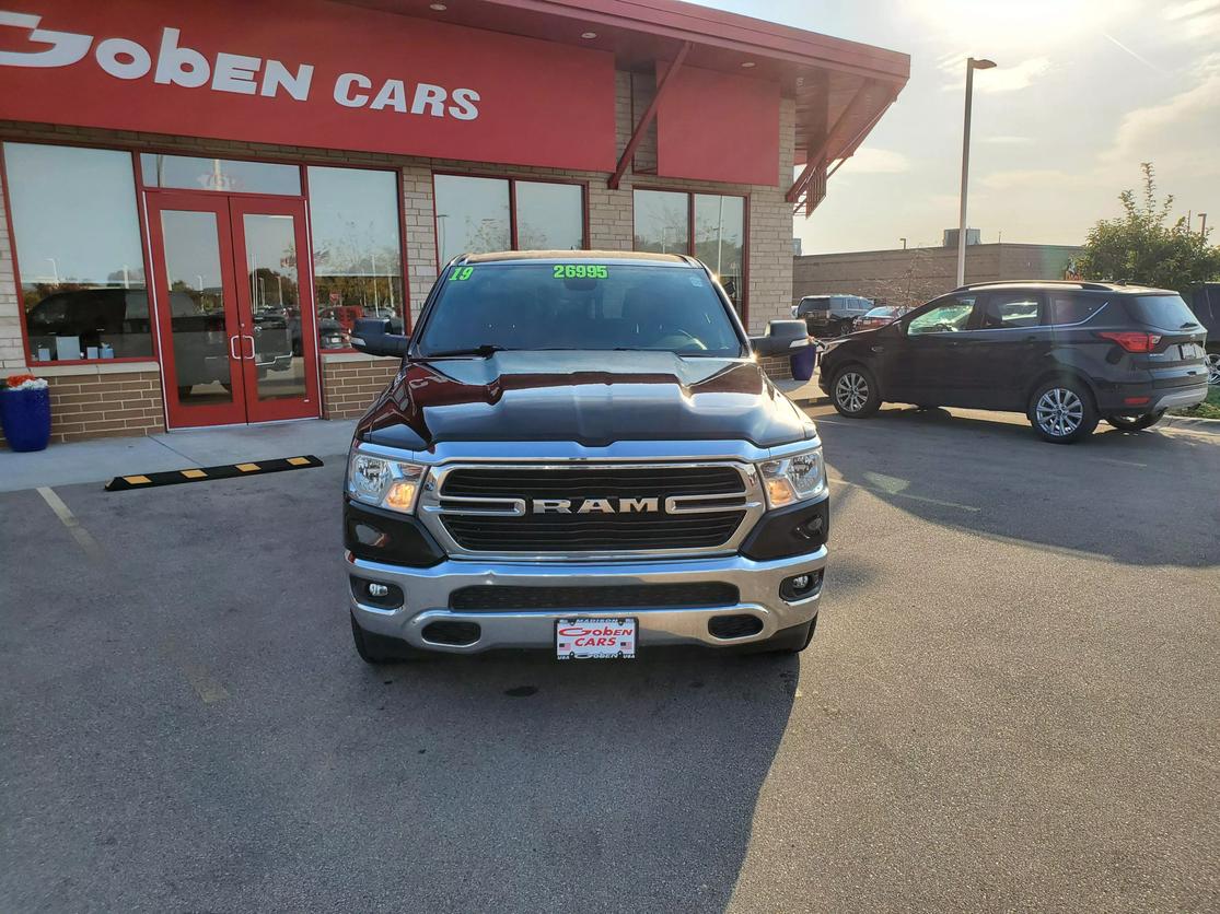 Used 2019 RAM Ram 1500 Big Horn with VIN 1C6SRFFT4KN872990 for sale in Middleton, WI