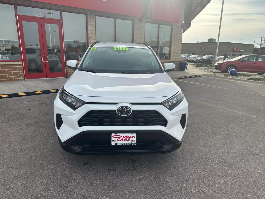 Used 2021 Toyota RAV4 LE with VIN 2T3G1RFV7MC251345 for sale in Middleton, WI