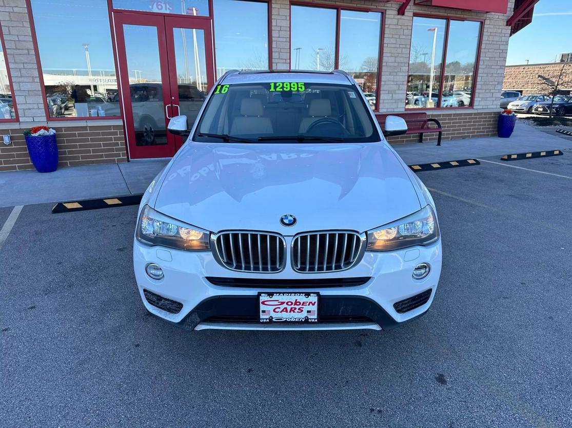 Used 2016 BMW X3 xDrive28i with VIN 5UXWX9C58G0D70545 for sale in Middleton, WI