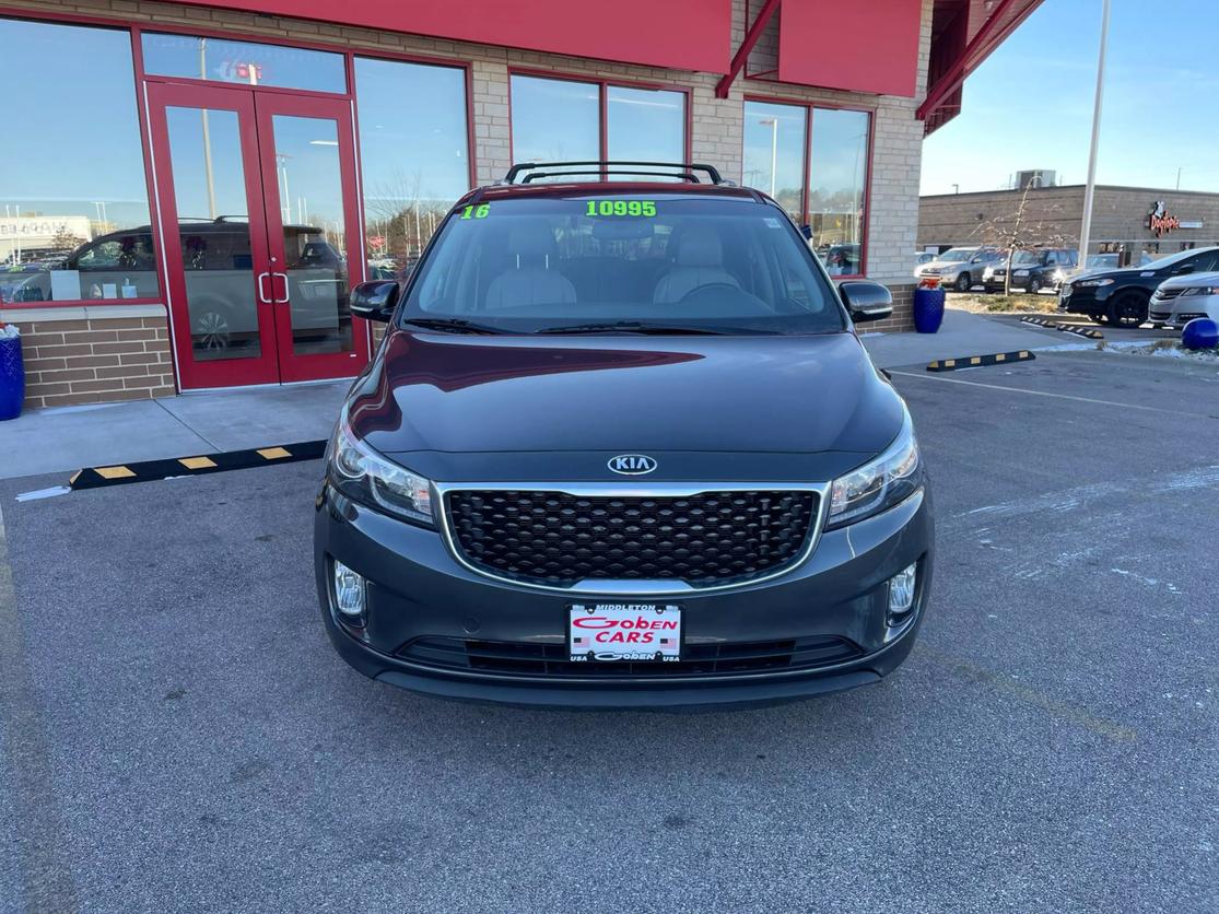 Used 2016 Kia Sedona SX with VIN KNDMC5C1XG6126061 for sale in Middleton, WI