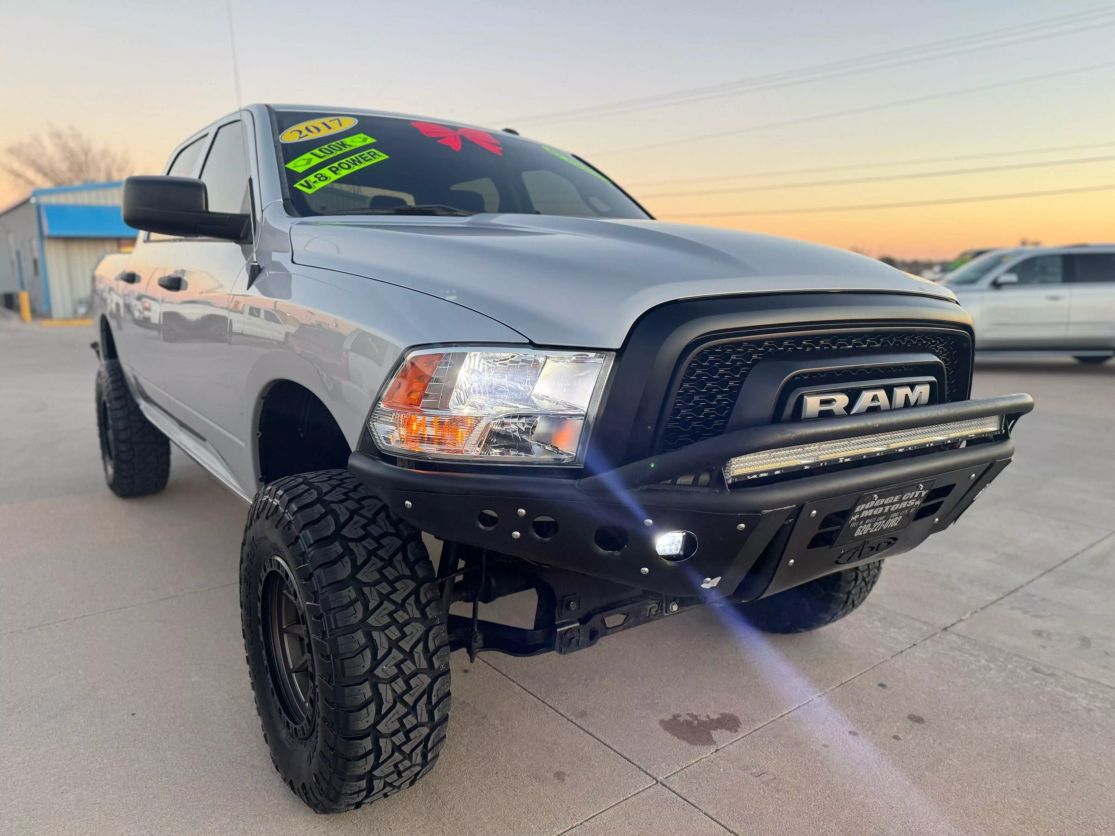 Used 2017 RAM Ram 1500 Pickup Express with VIN 3C6RR7KT4HG602900 for sale in Dodge City, KS