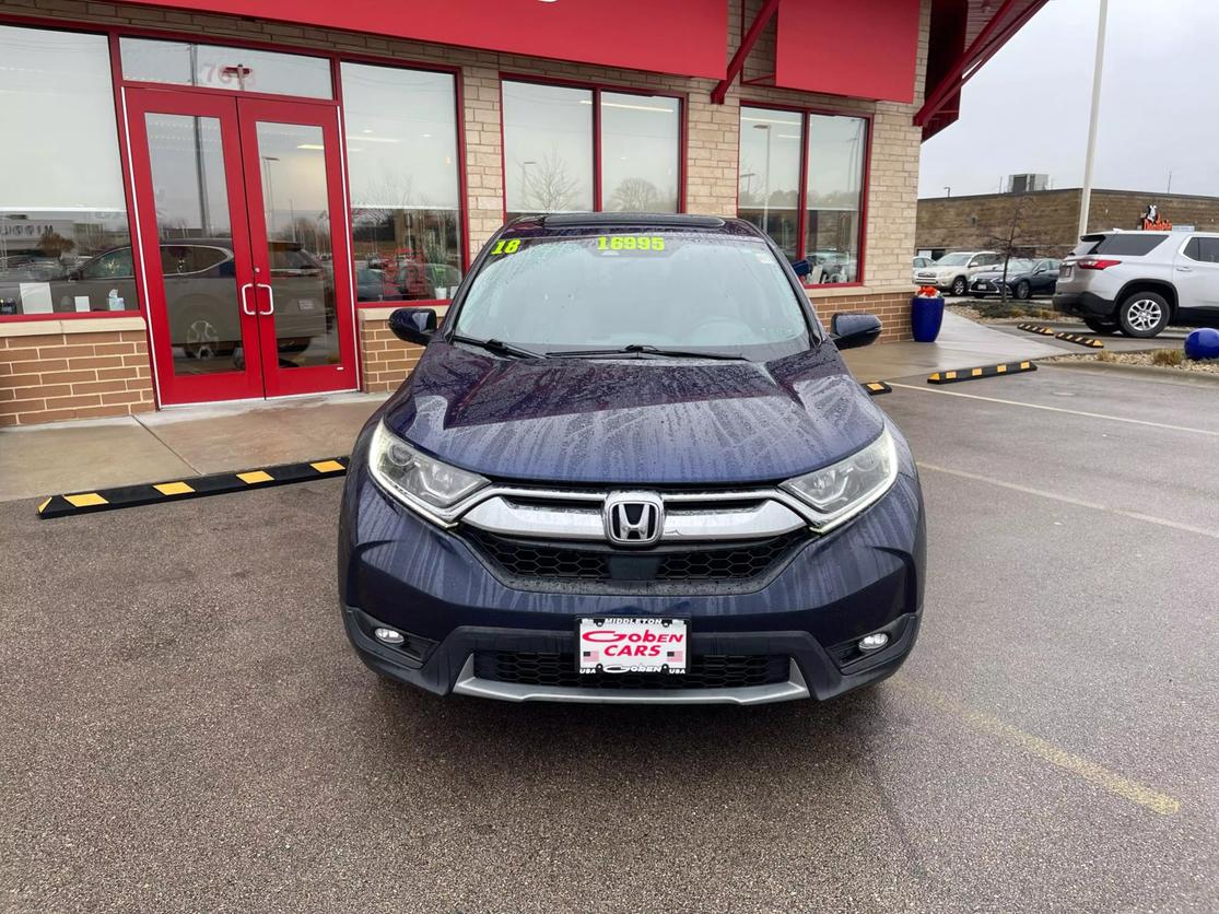 Used 2018 Honda CR-V EX with VIN 7FARW2H53JE105611 for sale in Middleton, WI