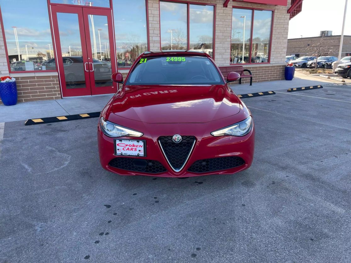 Used 2021 Alfa Romeo Giulia Base with VIN ZARFAMAN0M7641872 for sale in Middleton, WI