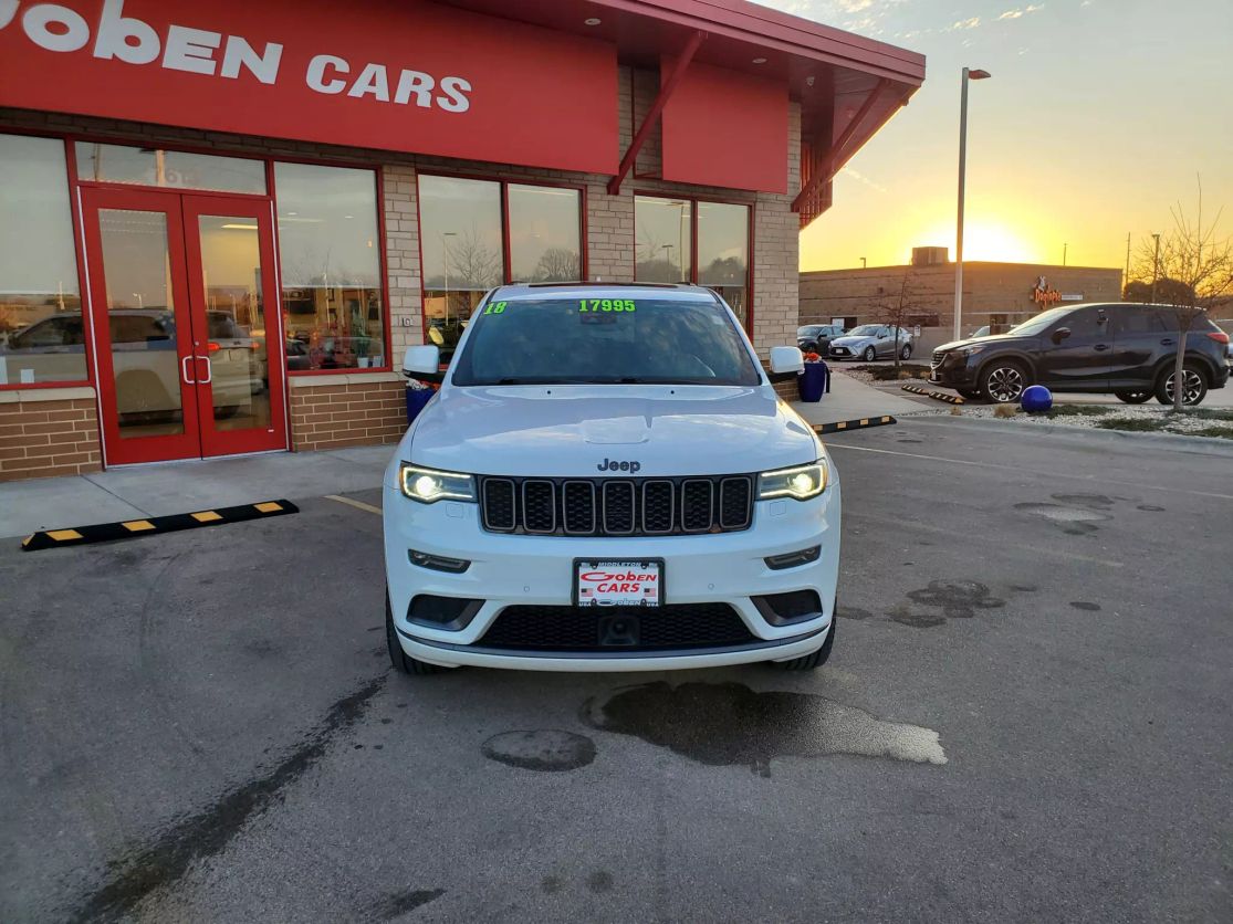 Used 2018 Jeep Grand Cherokee High Altitude with VIN 1C4RJFCG0JC236146 for sale in Middleton, WI