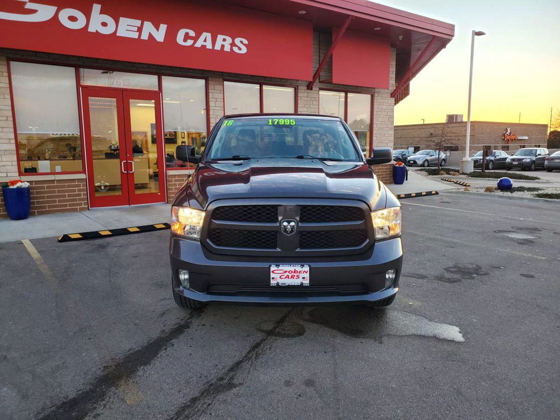 Used 2018 RAM Ram 1500 Pickup Express with VIN 1C6RR7FG3JS320503 for sale in Middleton, WI