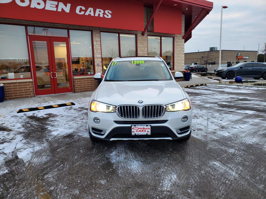 Used 2017 BMW X3 xDrive28i with VIN 5UXWX9C38H0W71605 for sale in Middleton, WI