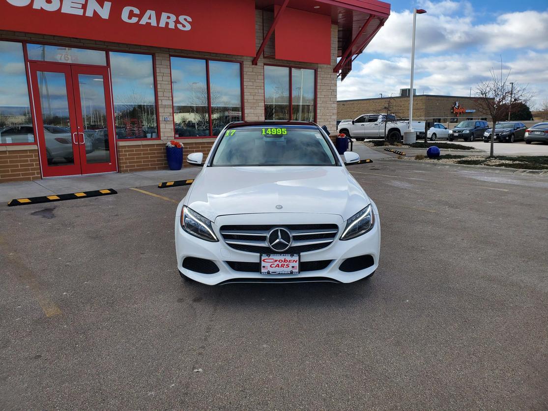 Used 2017 Mercedes-Benz C-Class C300 with VIN 55SWF4KB2HU198025 for sale in Middleton, WI