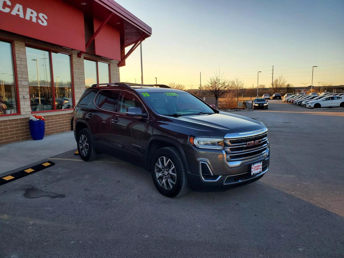 Used 2020 GMC Acadia SLE with VIN 1GKKNRL43LZ177238 for sale in Middleton, WI