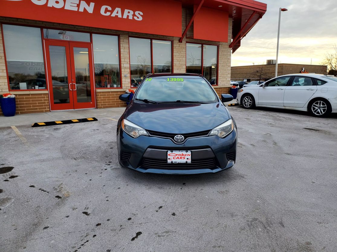 Used 2016 Toyota Corolla LE with VIN 2T1BURHEXGC615768 for sale in Middleton, WI