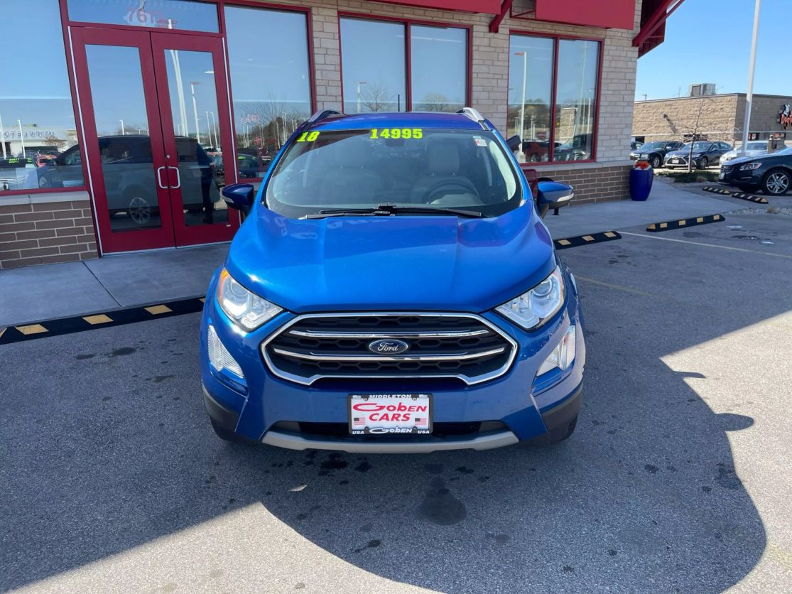 Used 2018 Ford Ecosport Titanium with VIN MAJ6P1WL3JC192405 for sale in Middleton, WI