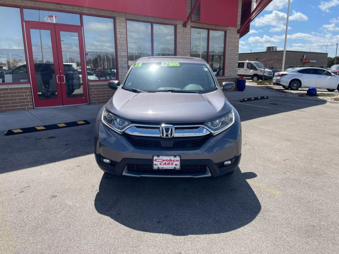 Used 2019 Honda CR-V EX with VIN 2HKRW2H53KH660590 for sale in Middleton, WI