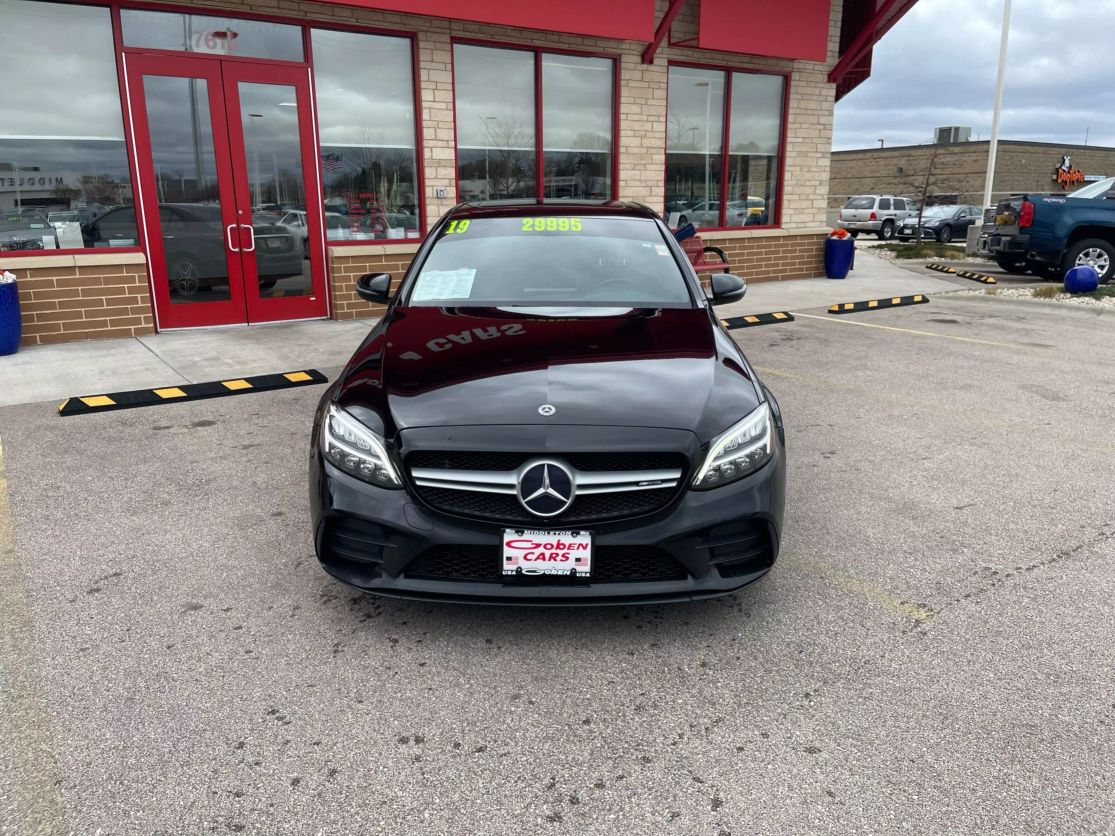 Used 2019 Mercedes-Benz C-Class Sedan AMG C43 with VIN 55SWF6EB2KU300230 for sale in Middleton, WI