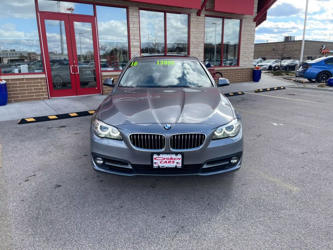 Used 2016 BMW 5 Series 528i with VIN WBA5A7C5XGG642744 for sale in Middleton, WI