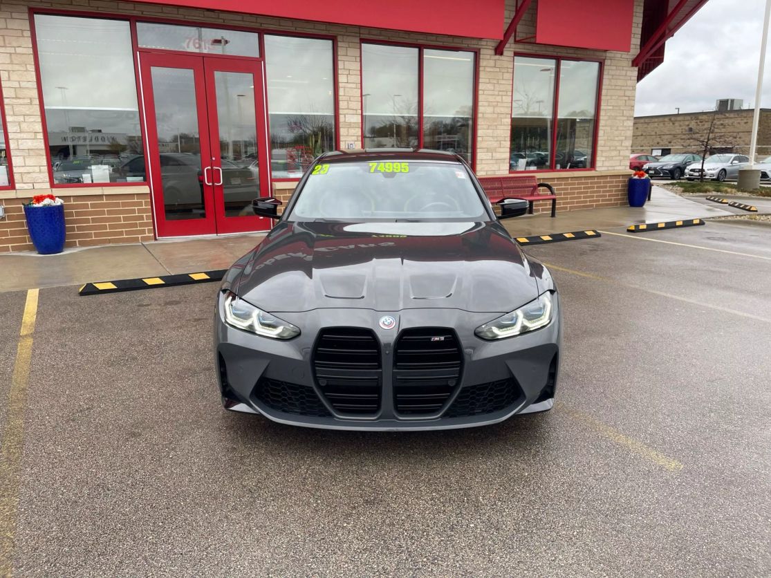 Used 2023 BMW M3 Sedan Base with VIN WBS53AY06PFN81205 for sale in Middleton, WI