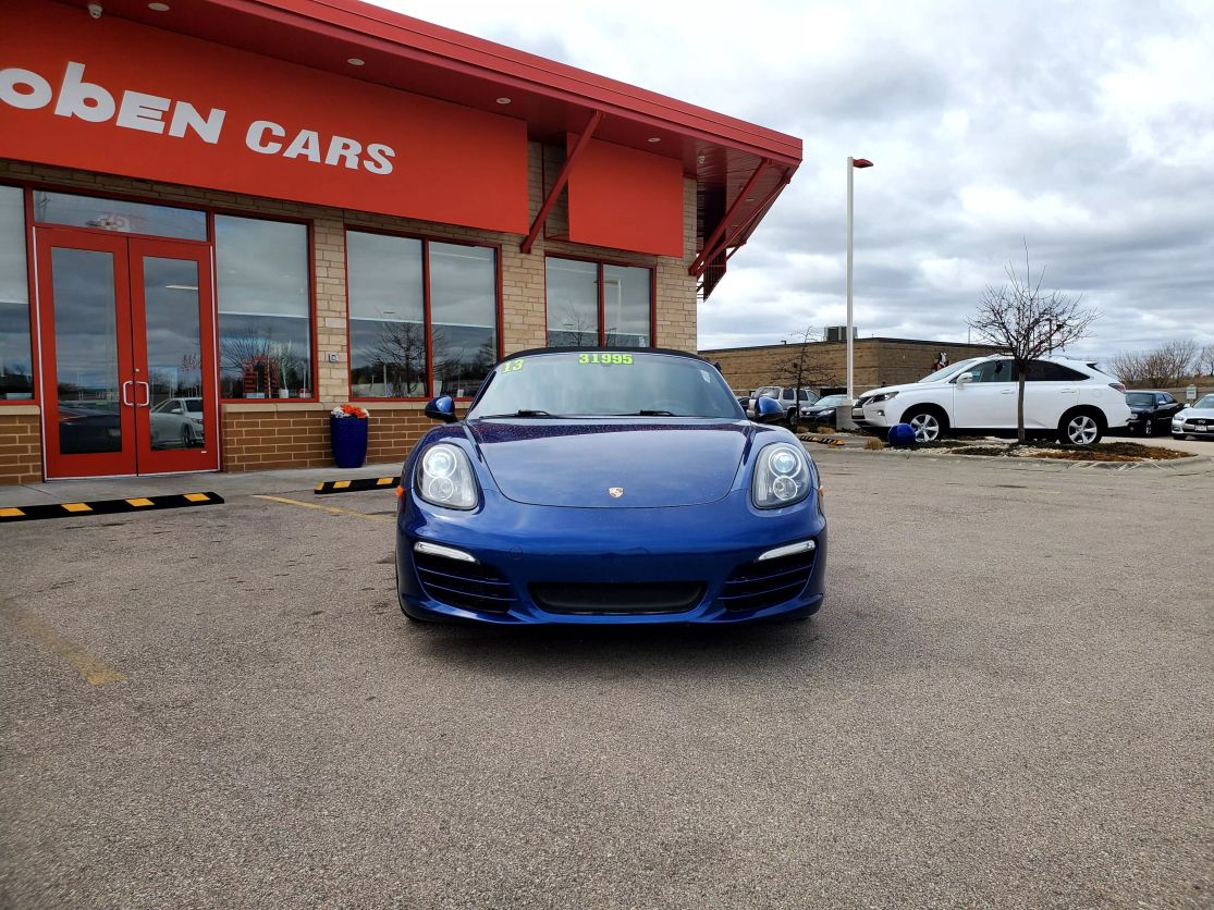Used 2013 Porsche Boxster Base with VIN WP0CA2A89DS113160 for sale in Middleton, WI