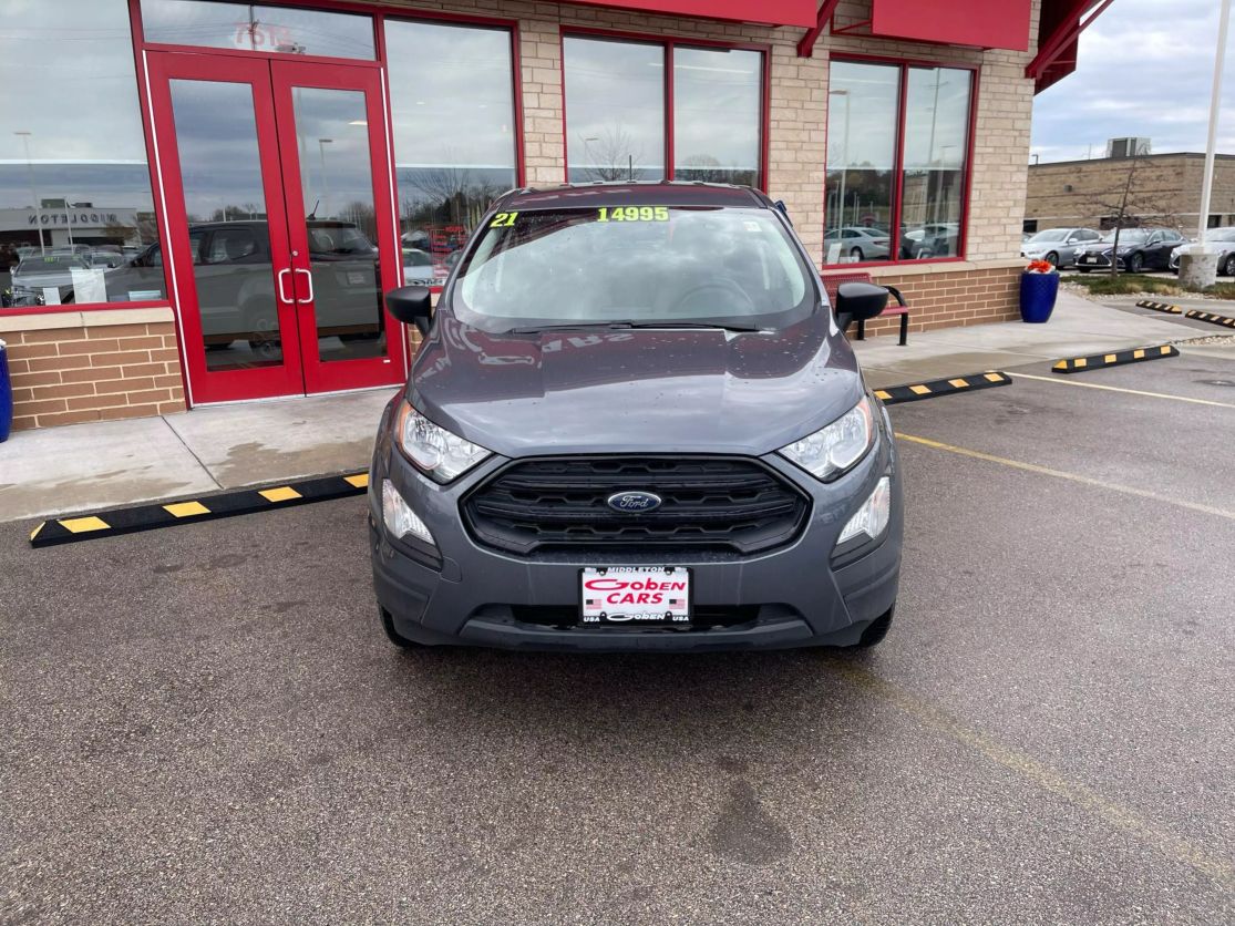 Used 2021 Ford EcoSport S with VIN MAJ6S3FL1MC429312 for sale in Middleton, WI