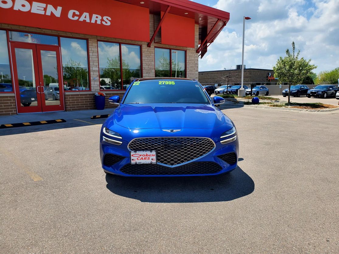 Used 2022 GENESIS G70 Standard with VIN KMTG34TA0NU087904 for sale in Middleton, WI