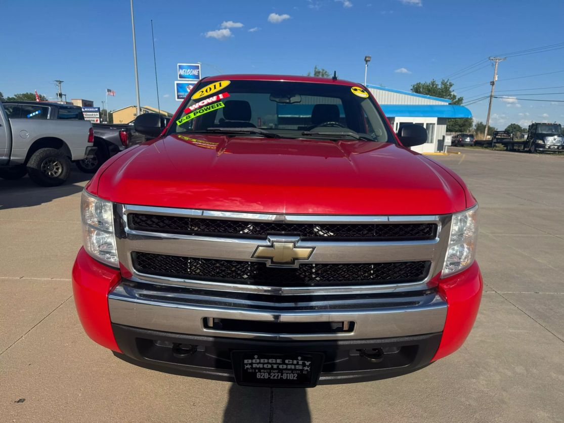 Used 2011 Chevrolet Silverado 1500 Work Truck with VIN 1GCNKPE07BZ268530 for sale in Dodge City, KS