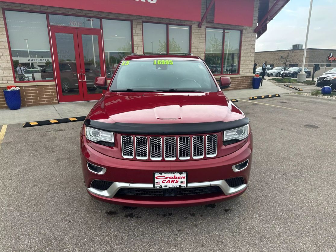 Used 2015 Jeep Grand Cherokee Summit with VIN 1C4RJFJG1FC641863 for sale in Middleton, WI