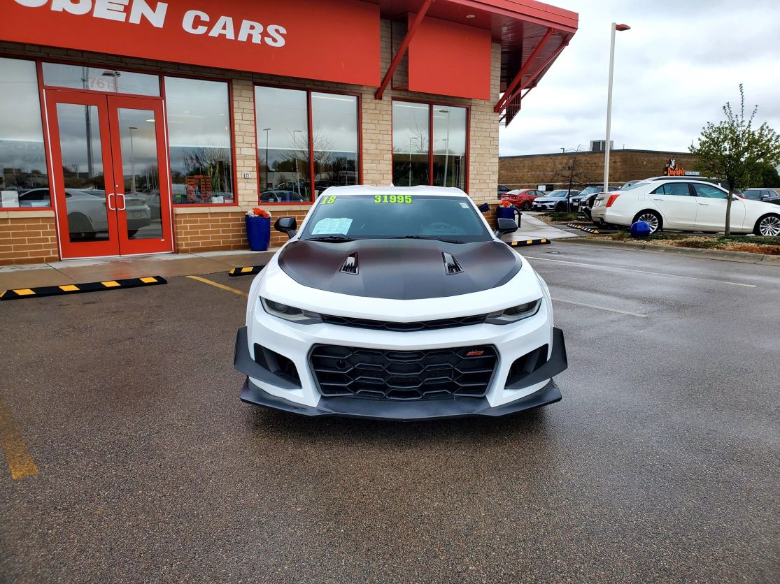 Used 2018 Chevrolet Camaro 1SS with VIN 1G1FE1R70J0147530 for sale in Middleton, WI