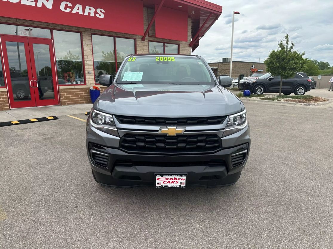 Used 2022 Chevrolet Colorado LT with VIN 1GCHSCEA4N1177863 for sale in Middleton, WI