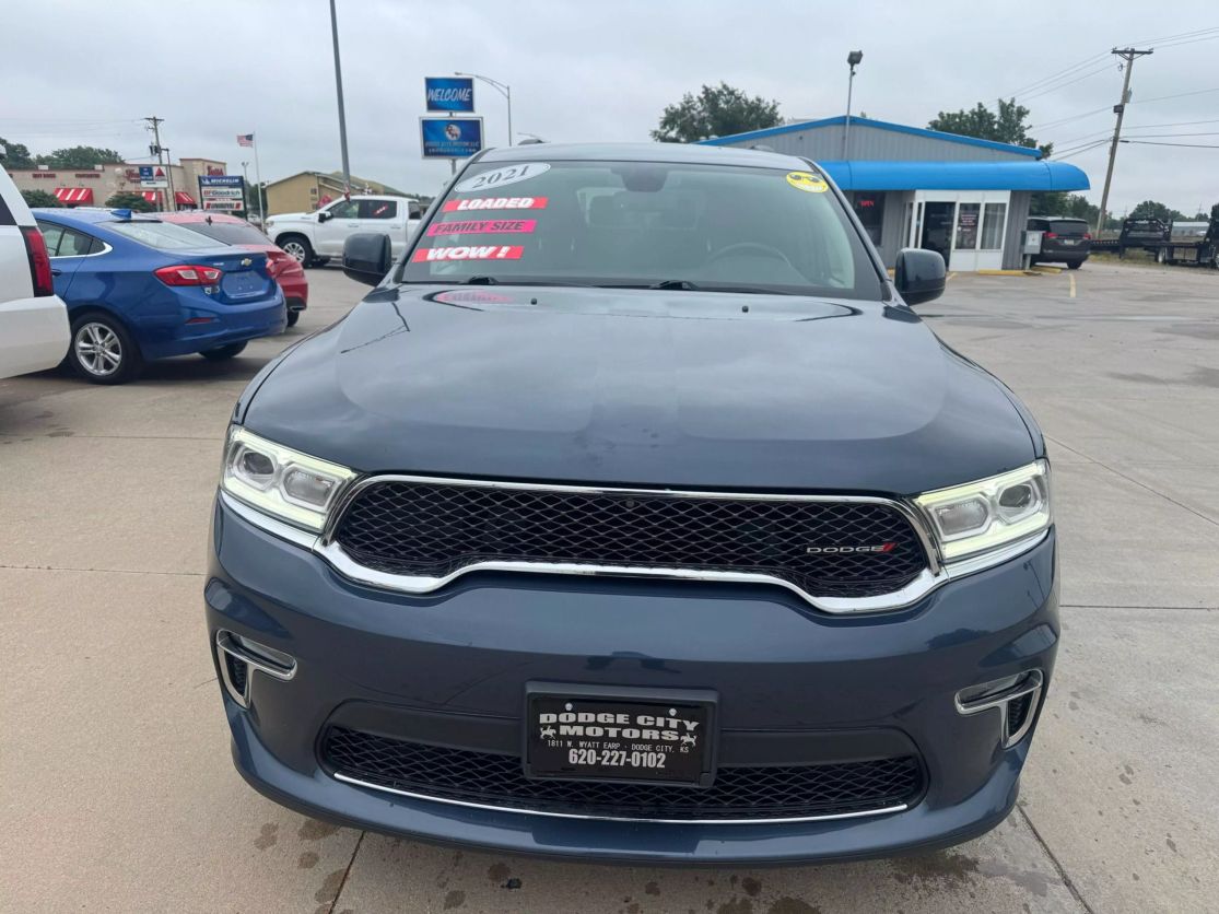 Used 2021 Dodge Durango SXT Plus with VIN 1C4RDJAG4MC555342 for sale in Dodge City, KS