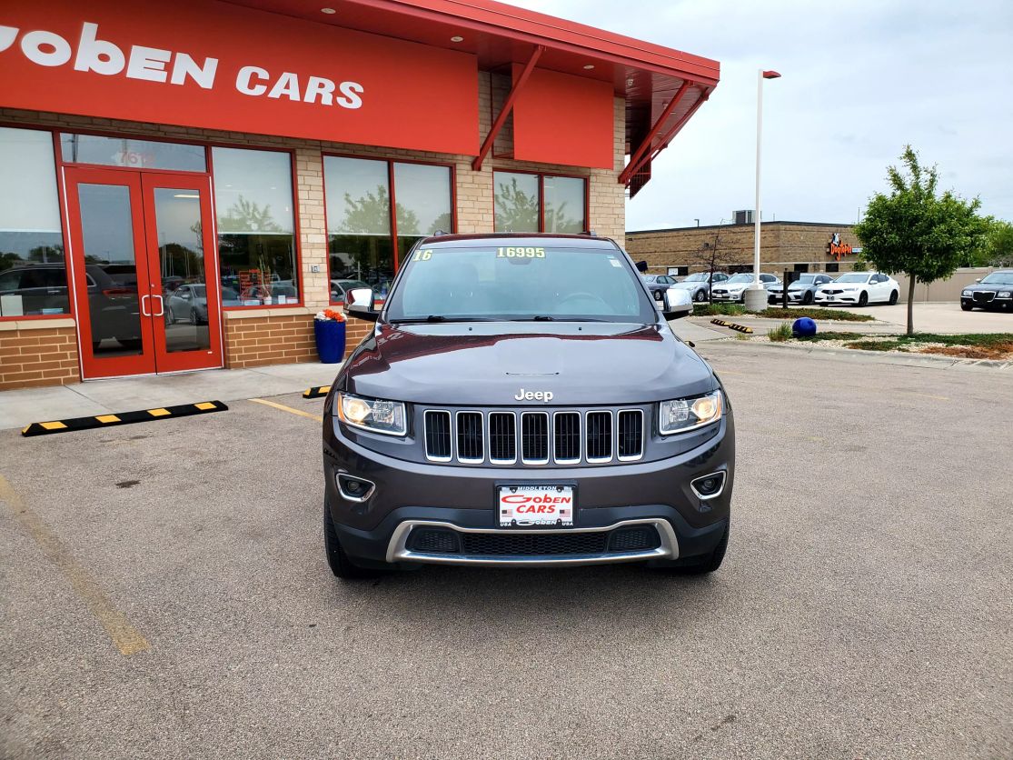 Used 2016 Jeep Grand Cherokee Limited with VIN 1C4RJFBG2GC328210 for sale in Middleton, WI