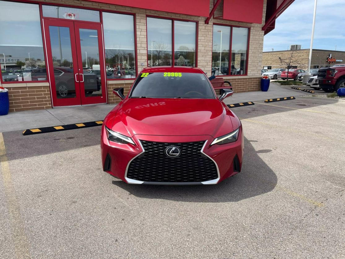 Used 2022 Lexus IS 300 with VIN JTHAA1D21N5119624 for sale in Middleton, WI
