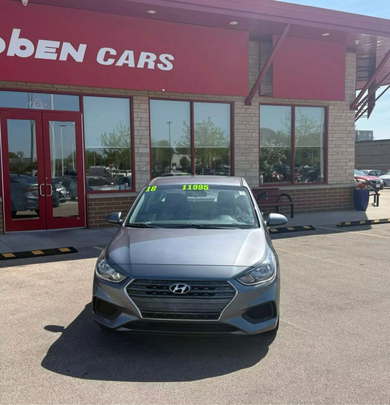 Used 2018 Hyundai Accent SE with VIN 3KPC24A3XJE024693 for sale in Middleton, WI
