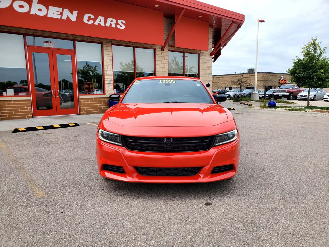Used 2023 Dodge Charger SXT with VIN 2C3CDXBG9PH563904 for sale in Middleton, WI