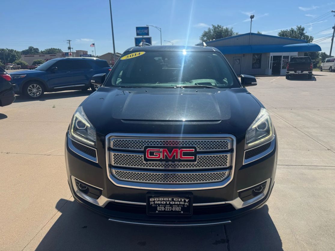 Used 2014 GMC Acadia Denali with VIN 1GKKRTKD6EJ235217 for sale in Dodge City, KS