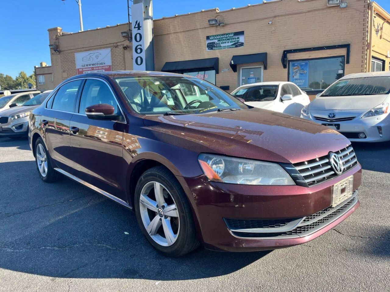 Used 2013 Volkswagen Passat SE with VIN 1VWBN7A35DC116968 for sale in Saint Louis, MO
