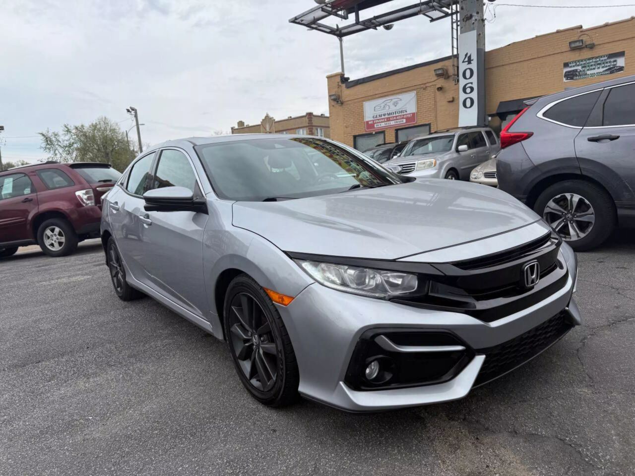 Used 2021 Honda Civic Hatchback EX with VIN SHHFK7H68MU224872 for sale in Saint Louis, MO