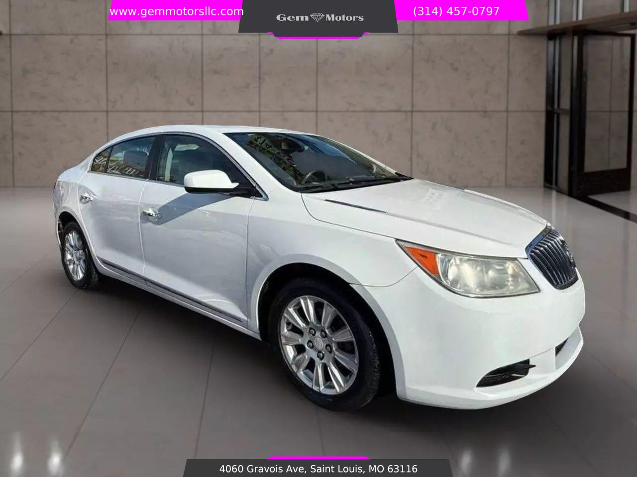 Used 2013 Buick LaCrosse Base with VIN 1G4GA5ER8DF209470 for sale in Saint Louis, MO
