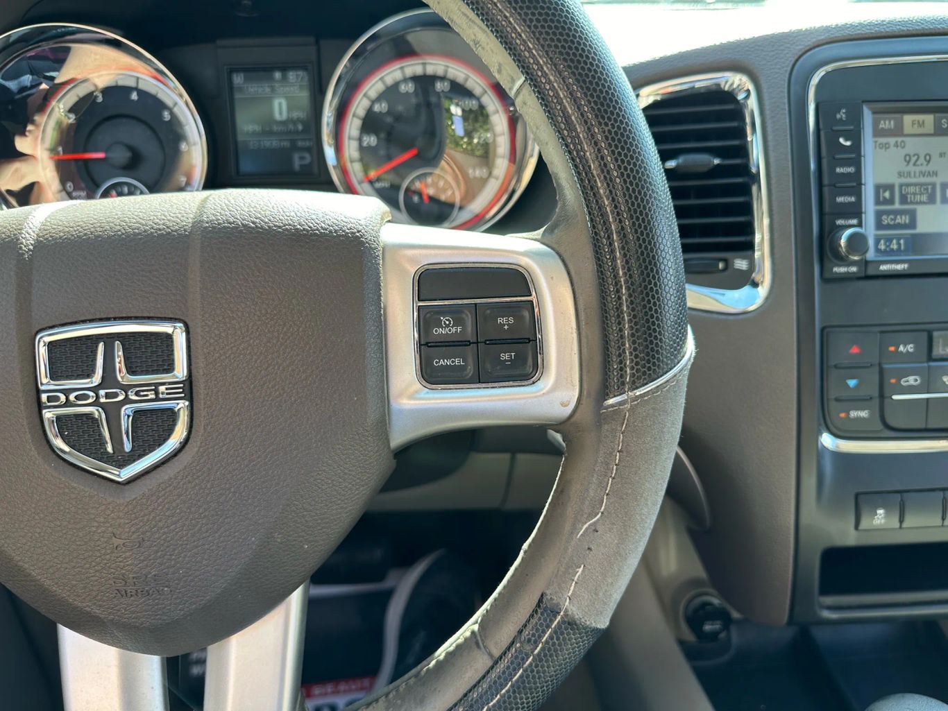 2012 DODGE DURANGO SUV V6, 3.6 LITER SXT SPORT UTILITY 4D