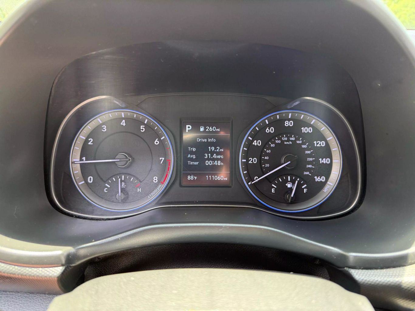 2020 HYUNDAI KONA SUV I4 2.0L GASOLINE UTILITY 4D SEL 2.0L I4