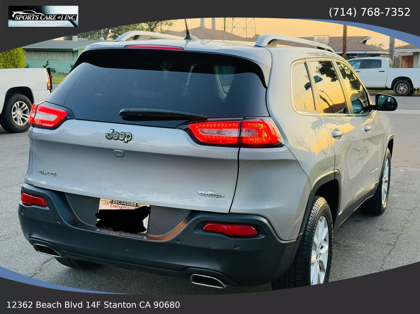 2015 JEEP CHEROKEE SUV V6, 3.2 LITER ALTITUDE SPORT UTILITY 4D