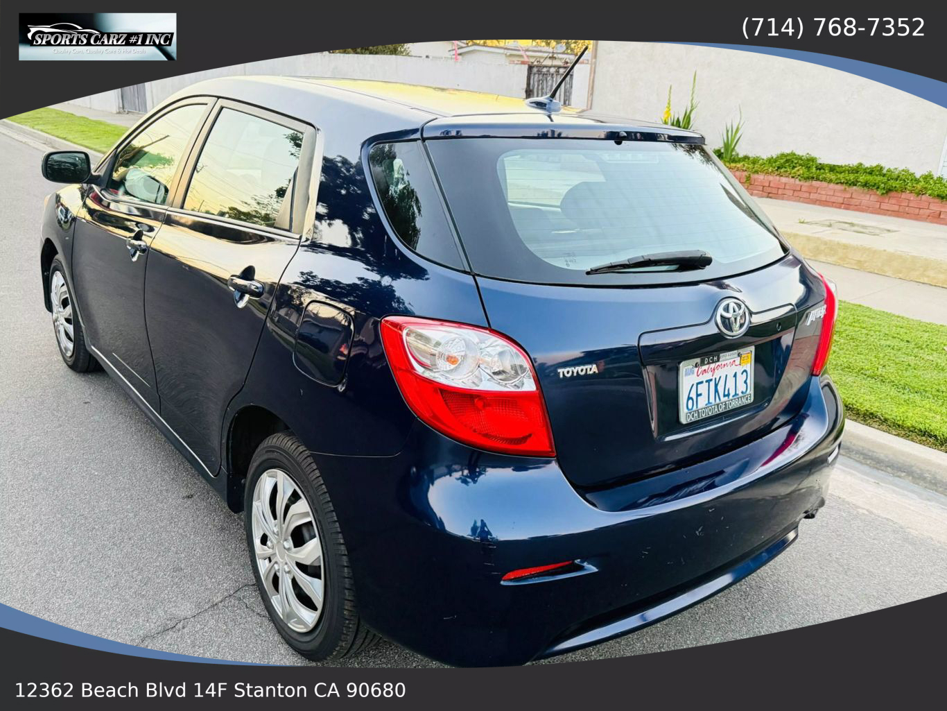 2009 TOYOTA MATRIX WAGON 4-CYL, 1.8 LITER SPORT WAGON 4D