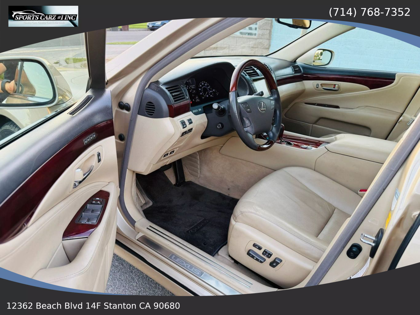 2007 LEXUS LS SEDAN V8, 4.6 LITER LS 460 SEDAN 4D