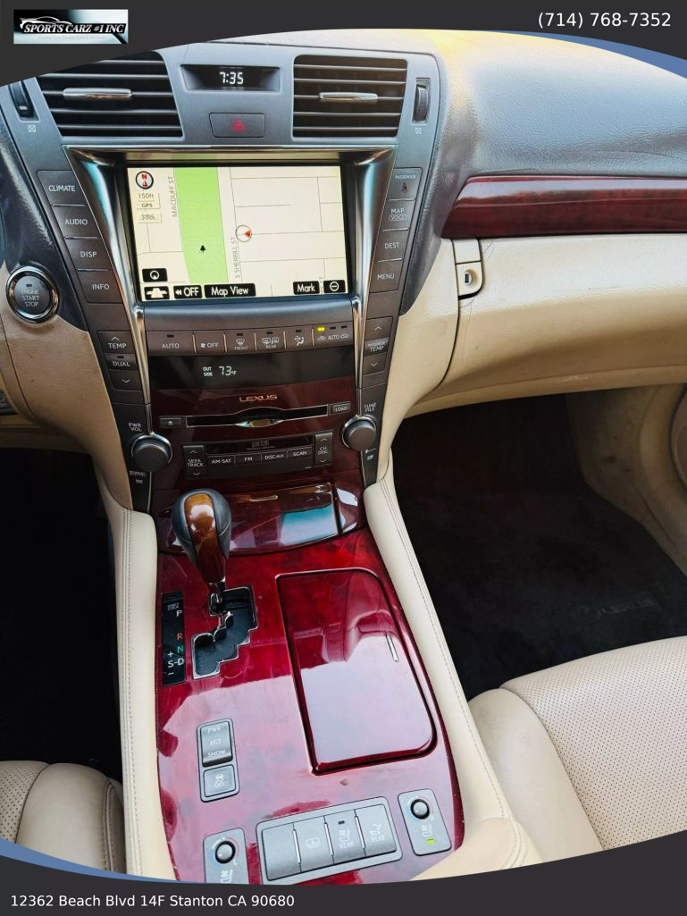 2007 LEXUS LS SEDAN V8, 4.6 LITER LS 460 SEDAN 4D