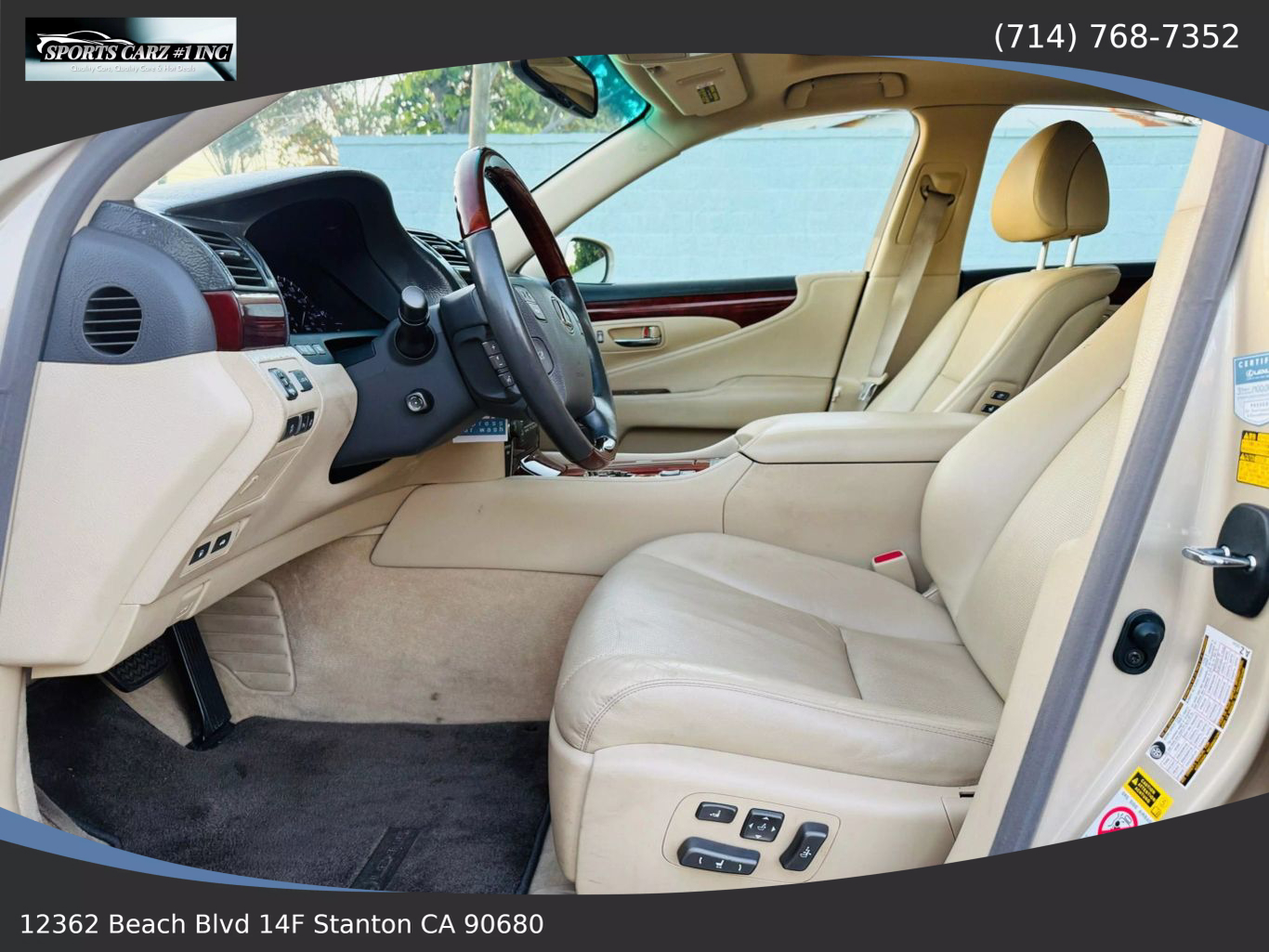 2007 LEXUS LS SEDAN V8, 4.6 LITER LS 460 SEDAN 4D