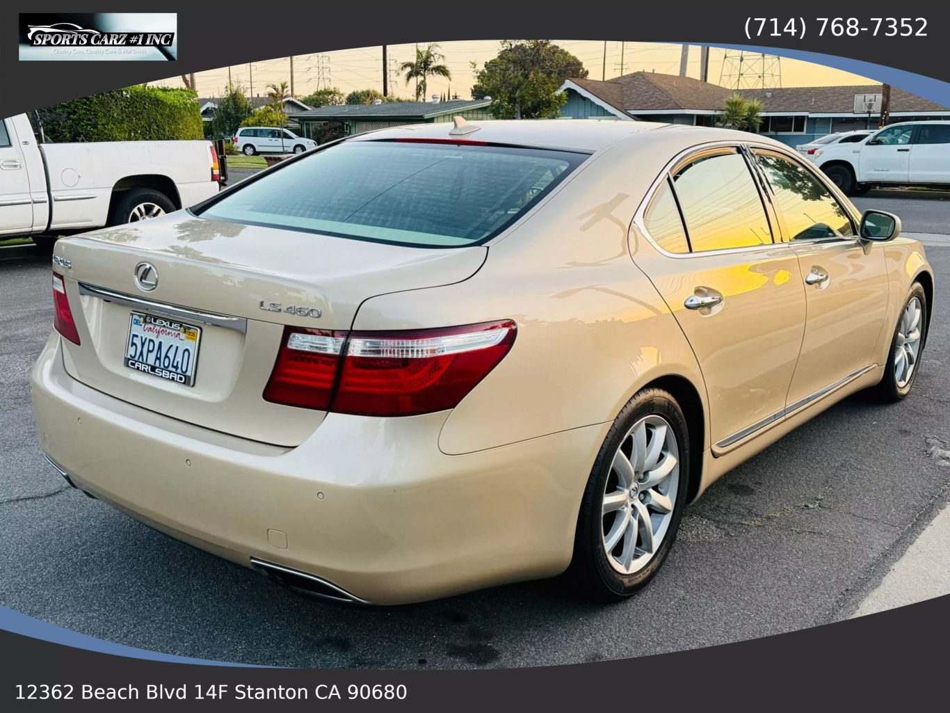 2007 LEXUS LS SEDAN V8, 4.6 LITER LS 460 SEDAN 4D