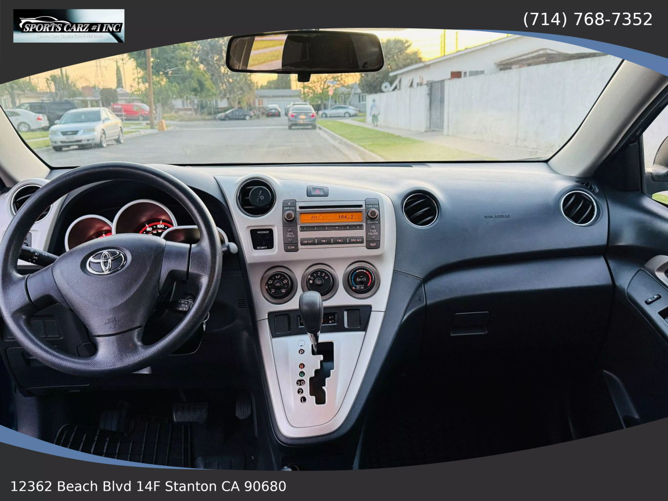 2009 TOYOTA MATRIX WAGON 4-CYL, 1.8 LITER SPORT WAGON 4D