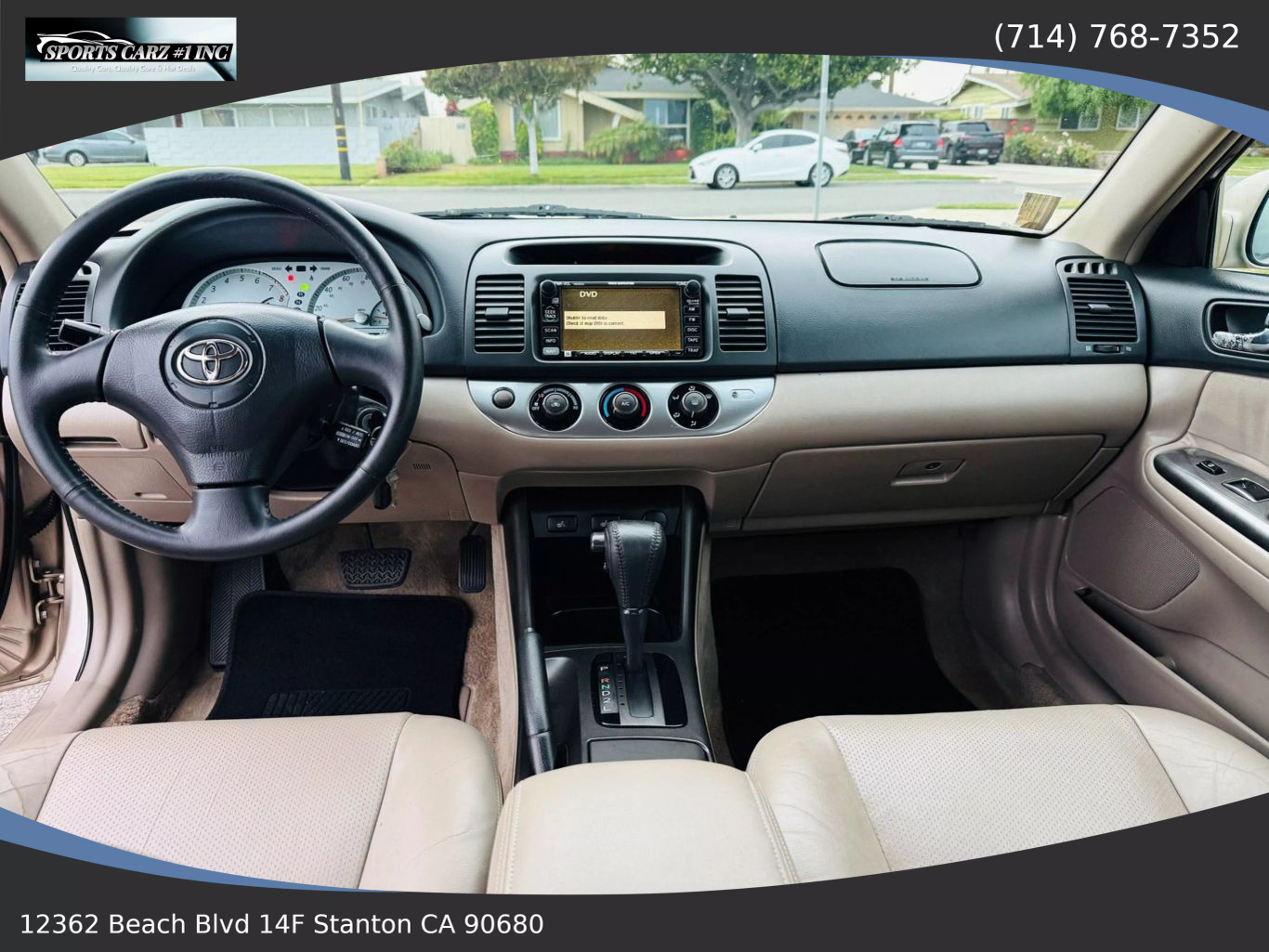 2002 TOYOTA CAMRY SEDAN V6, 3.0 LITER XLE SEDAN 4D
