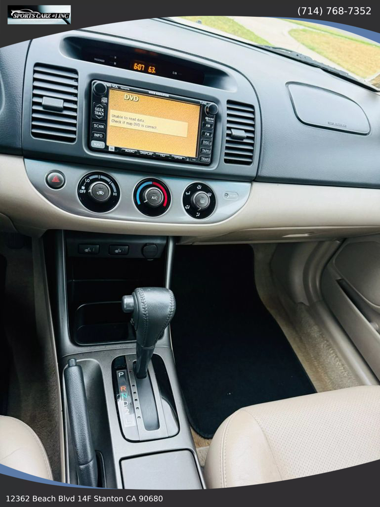 2002 TOYOTA CAMRY SEDAN V6, 3.0 LITER XLE SEDAN 4D